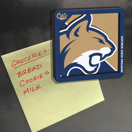 Montana State Bobcats 3D Logo Series Magnet