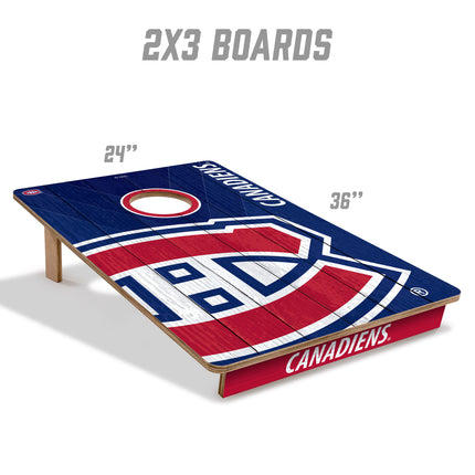 Montreal Canadiens 2x3 Cornhole Boards