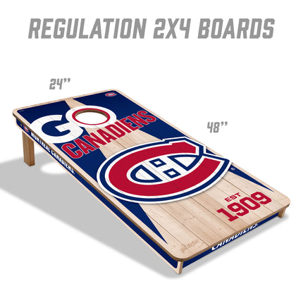 Montreal Canadiens 2x4 Cornhole