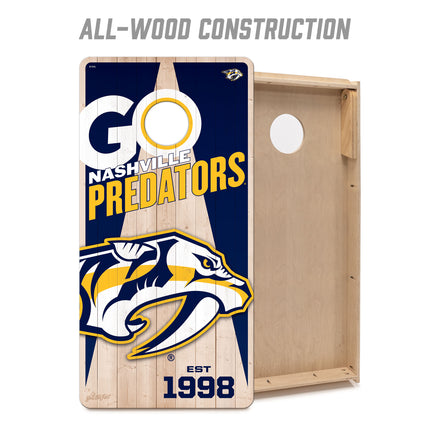 Nashville Predators 2x4 Cornhole