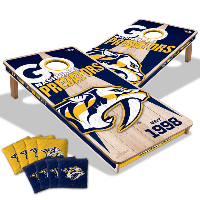 Nashville Predators 2x4 Cornhole