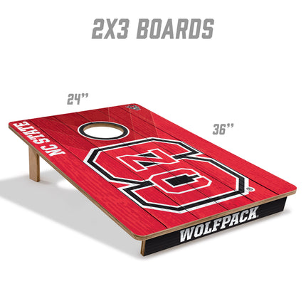 NC State Wolfpack 2x3 Cornhole
