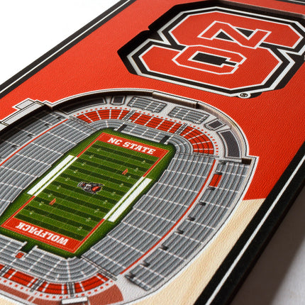 NC State Wolfpack 3D Stadium 6x19 Banners
