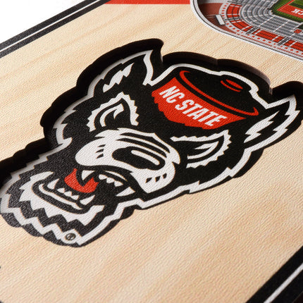 NC State Wolfpack 3D Stadium 6x19 Banners