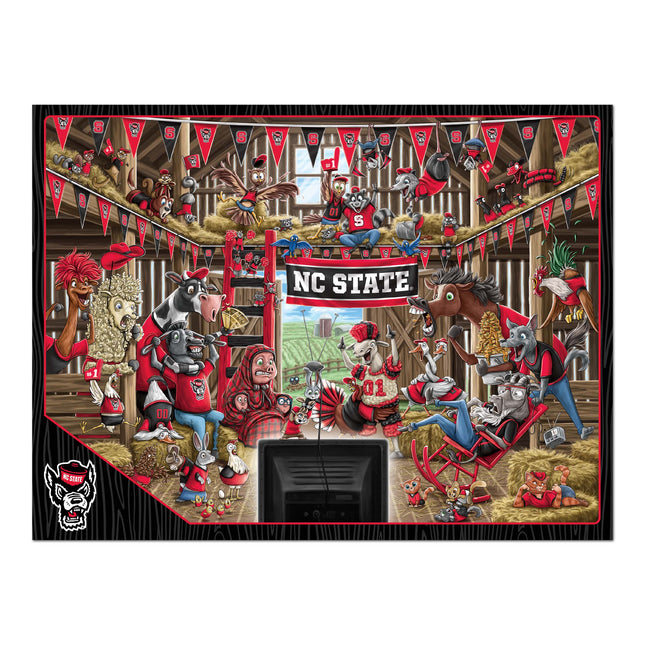 NC State Wolfpack Barnyard Fans Puzzle - 500 PC