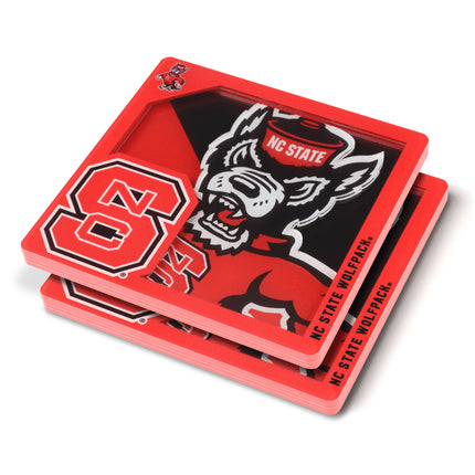 NC State Wolfpack 3D Logo Series Coasters