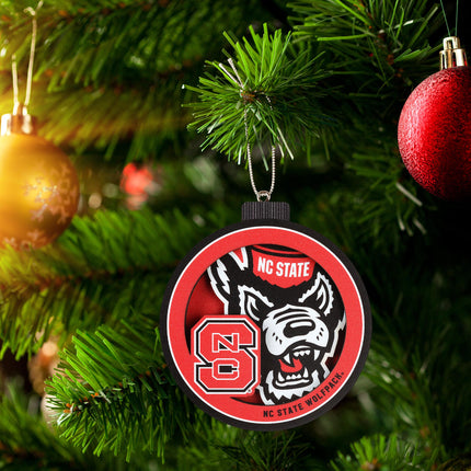 NC State Wolfpack 3D Logo Series Ornament