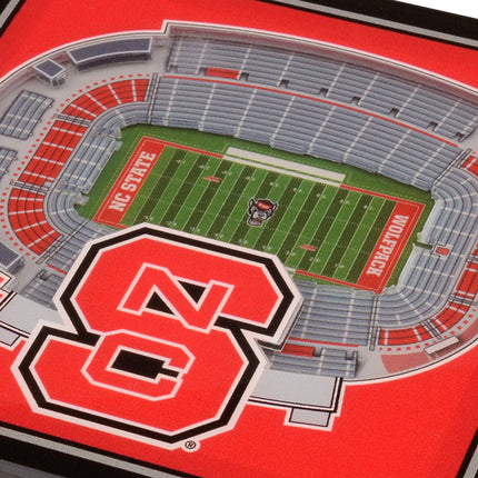 NC State Wolfpack 3D Stadium View Coasters