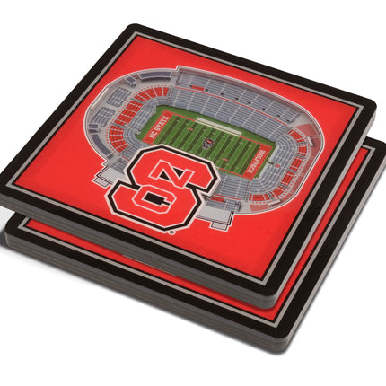 NC State Wolfpack 3D Stadium View Coasters