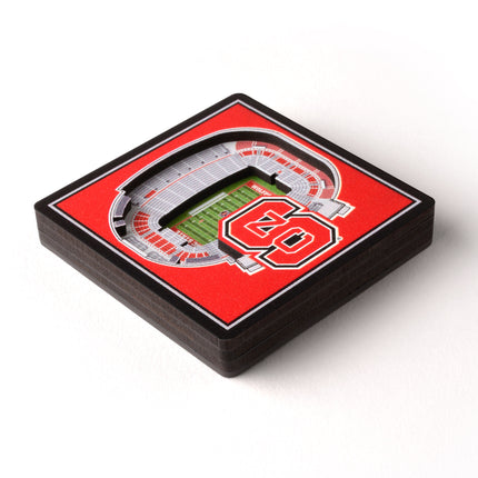 NC State Wolfpack 3D StadiumView Magnets