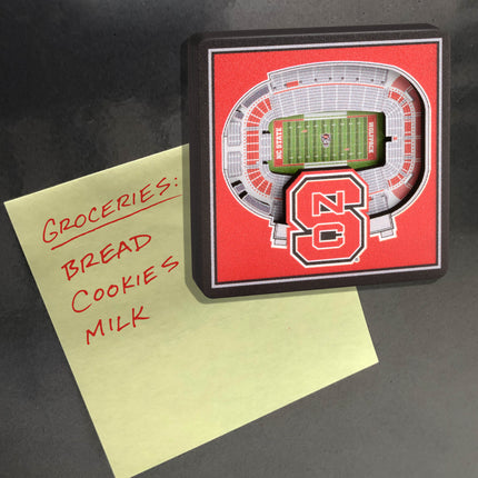 NC State Wolfpack 3D StadiumView Magnets