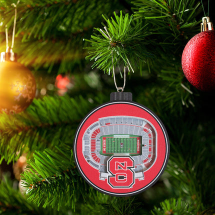 NC State Wolfpack 3D StadiumView Ornaments