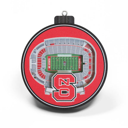 NC State Wolfpack 3D StadiumView Ornaments