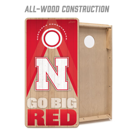 Nebraska Cornhuskers 2x4 Slogan Series Cornhole Boards