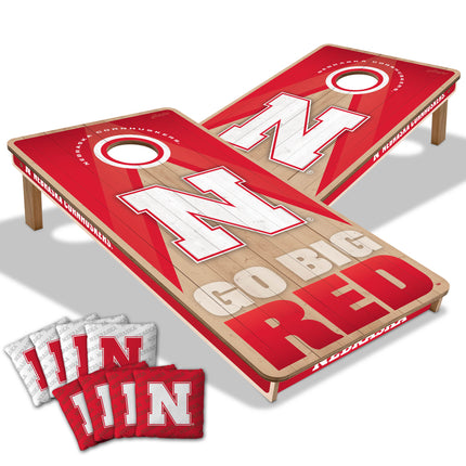Nebraska Cornhuskers 2x4 Slogan Series Cornhole Boards