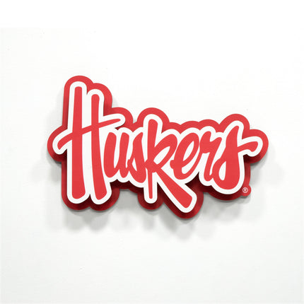 Nebraska Cornhuskers 3DX Die Cut Logo