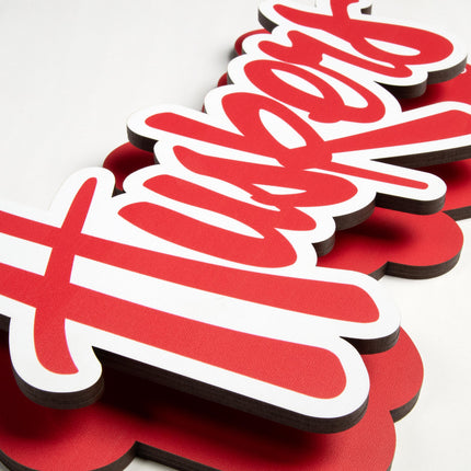 Nebraska Cornhuskers 3DX Die Cut Logo