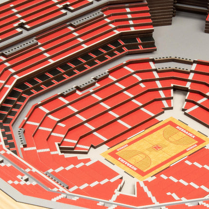 Nebraska Cornhuskers 25-Layer StadiumViews 3D Wall Art