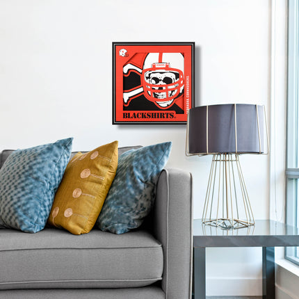 Nebraska Cornhuskers 3D Logo Series Wall Art - 12x12