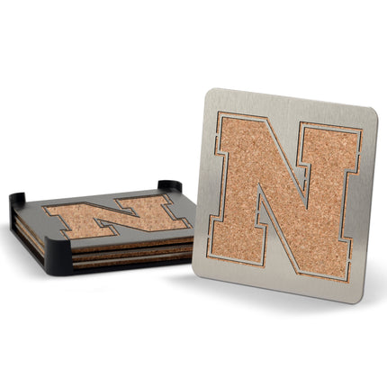 Nebraska Cornhuskers (4) Boaster Drink Coasters