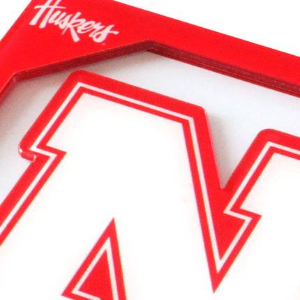 Nebraska Cornhuskers 3D Logo Series Coasters