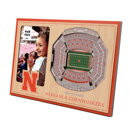 Nebraska Cornhuskers 3D StadiumView Picture Frame