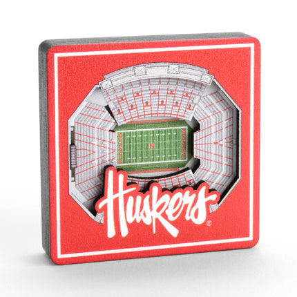 Nebraska Cornhuskers 3D StadiumView Magnets