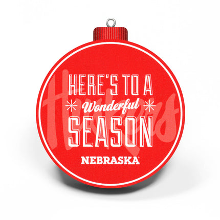 Nebraska Cornhuskers 3D StadiumView Ornaments