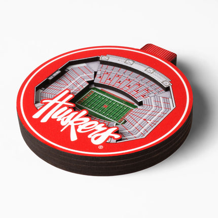 Nebraska Cornhuskers 3D StadiumView Ornaments