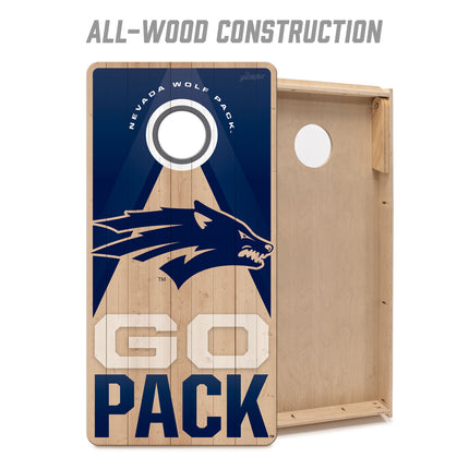 Nevada Wolf Pack 2x4 Slogan Series Cornhole Boards