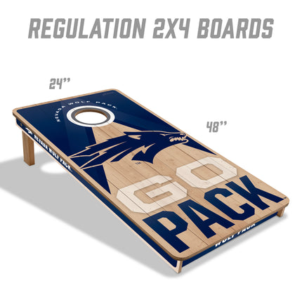 Nevada Wolf Pack 2x4 Slogan Series Cornhole Boards
