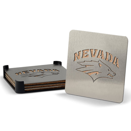 Nevada Wolf Pack (4) Boaster Drink Coasters