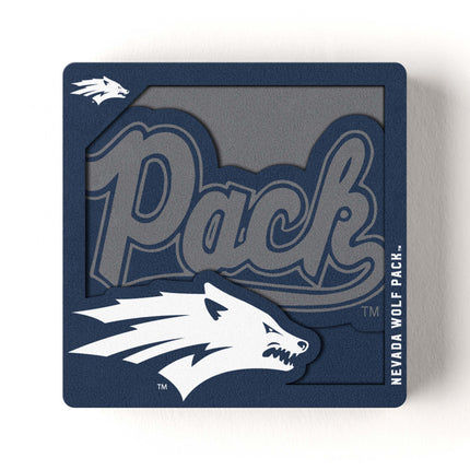 Nevada Wolf Pack 3D Logo Series Magnet