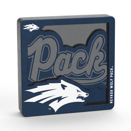 Nevada Wolf Pack 3D Logo Series Magnet