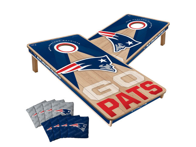 New England Patriots Cornhole Boards 2x4 Slogan Series