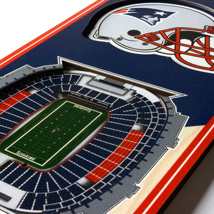 New England Patriots 3D Stadium 6x19 Banners