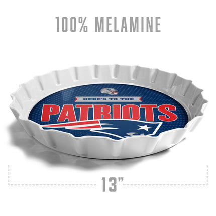 New England Patriots Bottle Cap Serving Tray