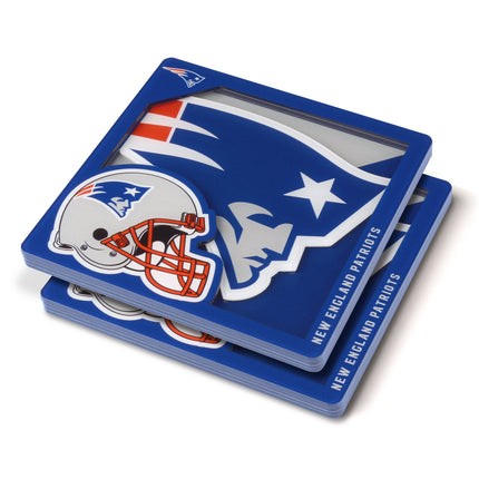 New England Patriots 3D Logo Series Coasters