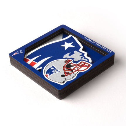 New England Patriots 3D Logo Series Magnet