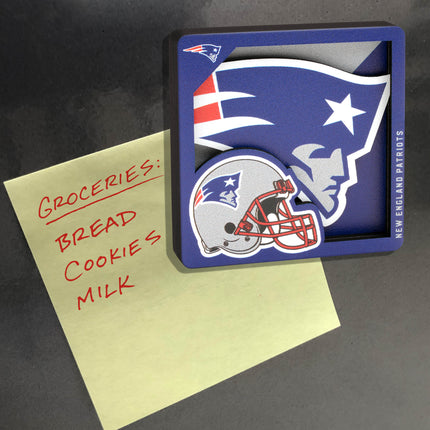 New England Patriots 3D Logo Series Magnet