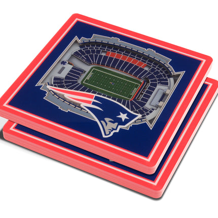 New England Patriots 3D Stadium View Coasters