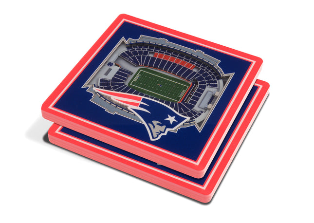 New England Patriots 3D Stadium View Coasters