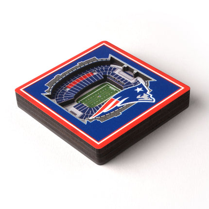 New England Patriots 3D StadiumView Magnets