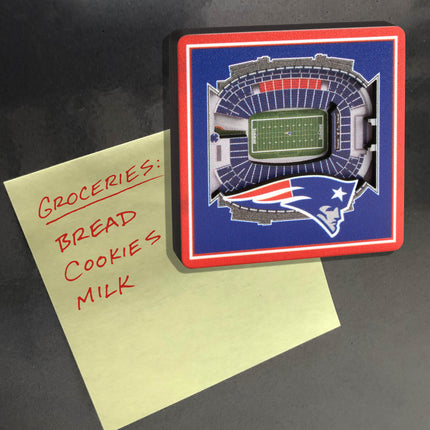 New England Patriots 3D StadiumView Magnets