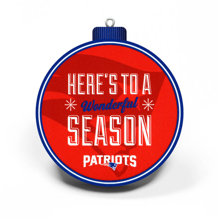 New England Patriots 3D StadiumView Ornaments