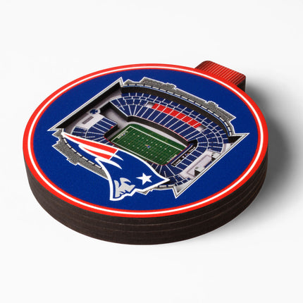 New England Patriots 3D StadiumView Ornaments