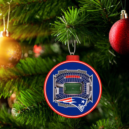 New England Patriots 3D StadiumView Ornaments