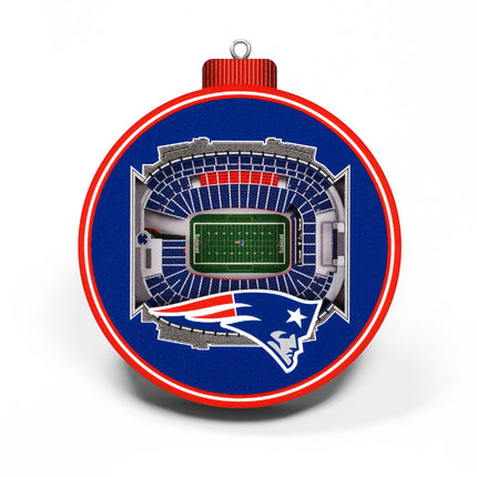 New England Patriots 3D StadiumView Ornaments