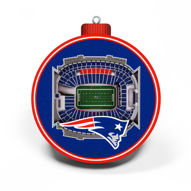 New England Patriots 3D StadiumView Ornaments