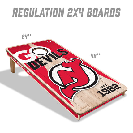 New Jersey Devils 2x4 Cornhole
